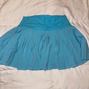 Aerie Blue Ruched Tennis Skirt